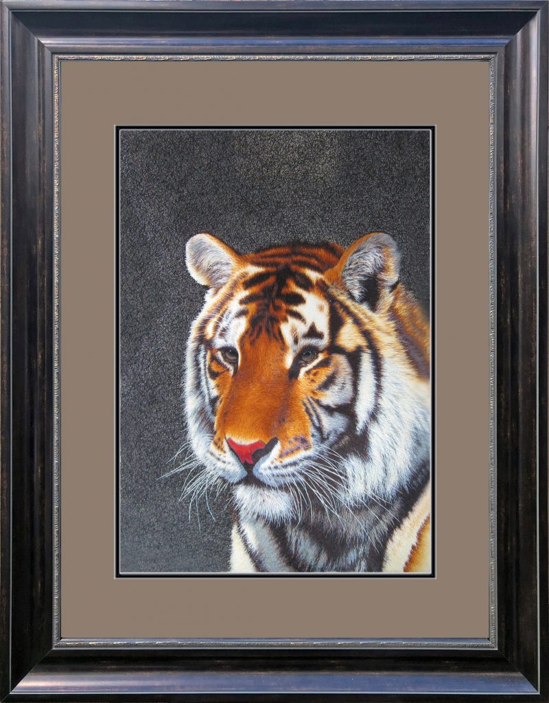 74012 50x70cm Museum brown frame