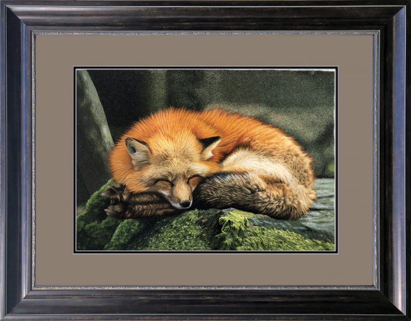 74078 5070 50x70cm Museum brown frame