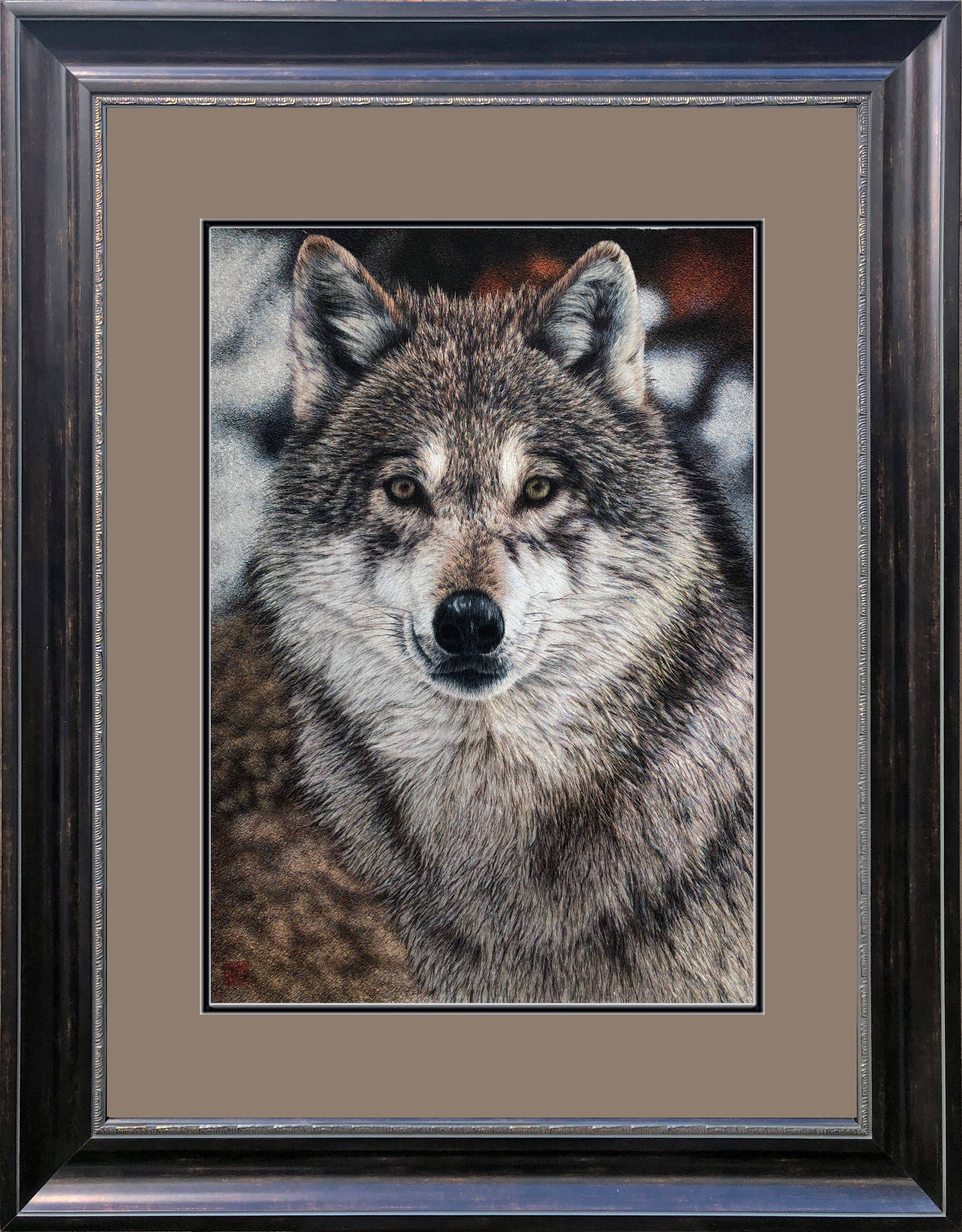 74134 Portrait of Wolf - Image 2