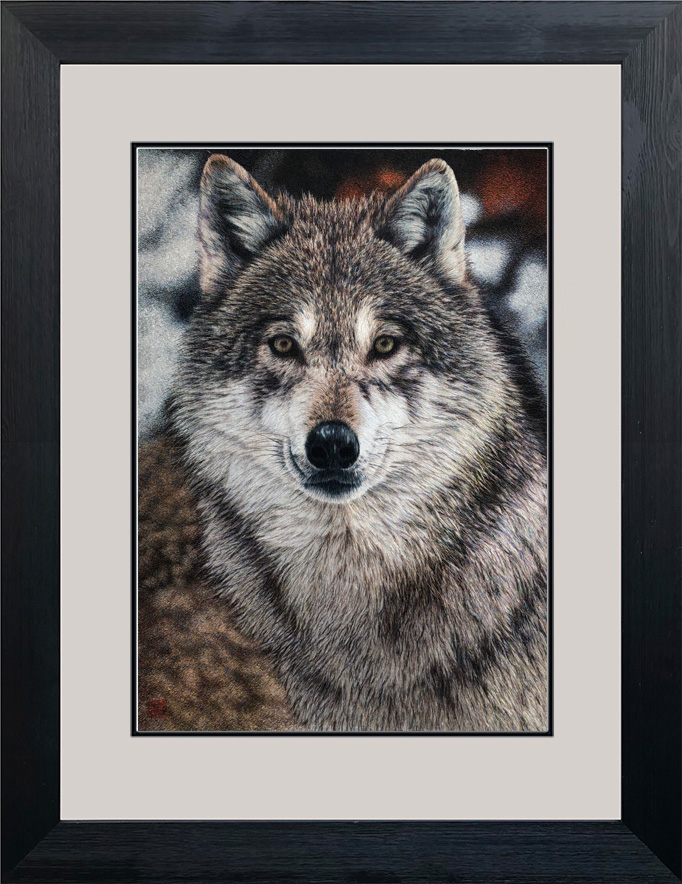 74134 Portrait of Wolf - Image 3
