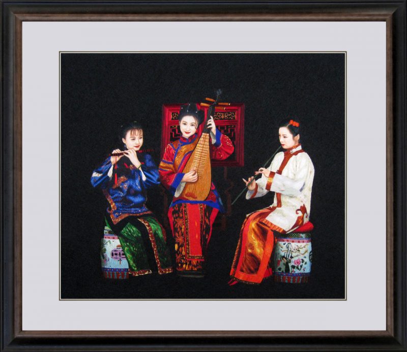 75011 60x70cm master brown frame