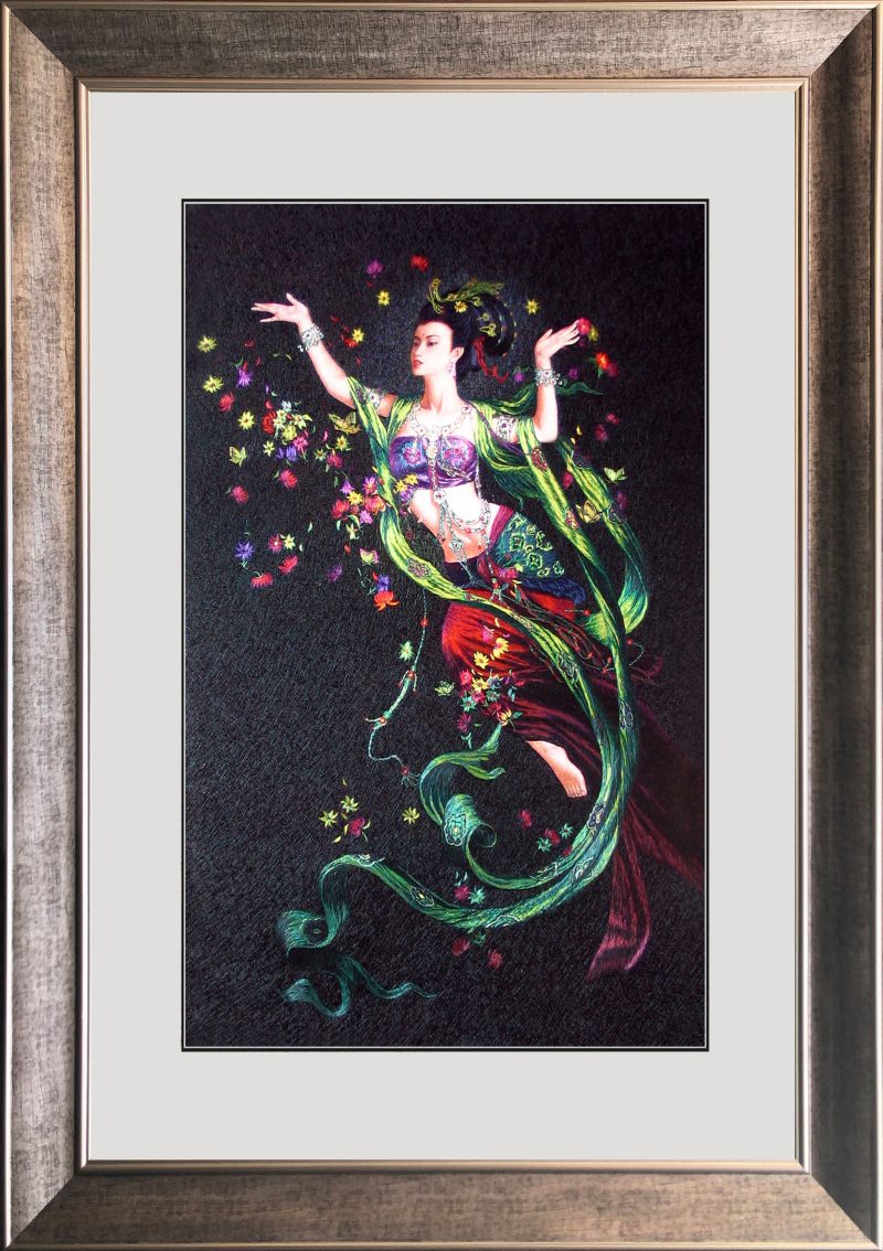 75022 50x80cm gold frame