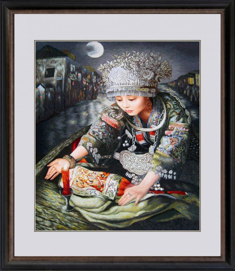 75051 60x70cm master brown frame