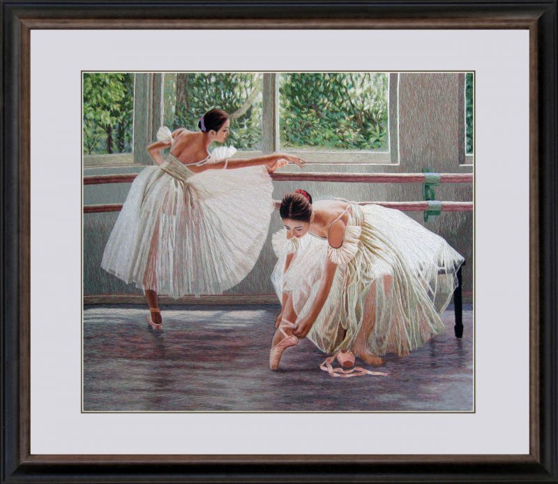 75124 60x70cm master brown frame