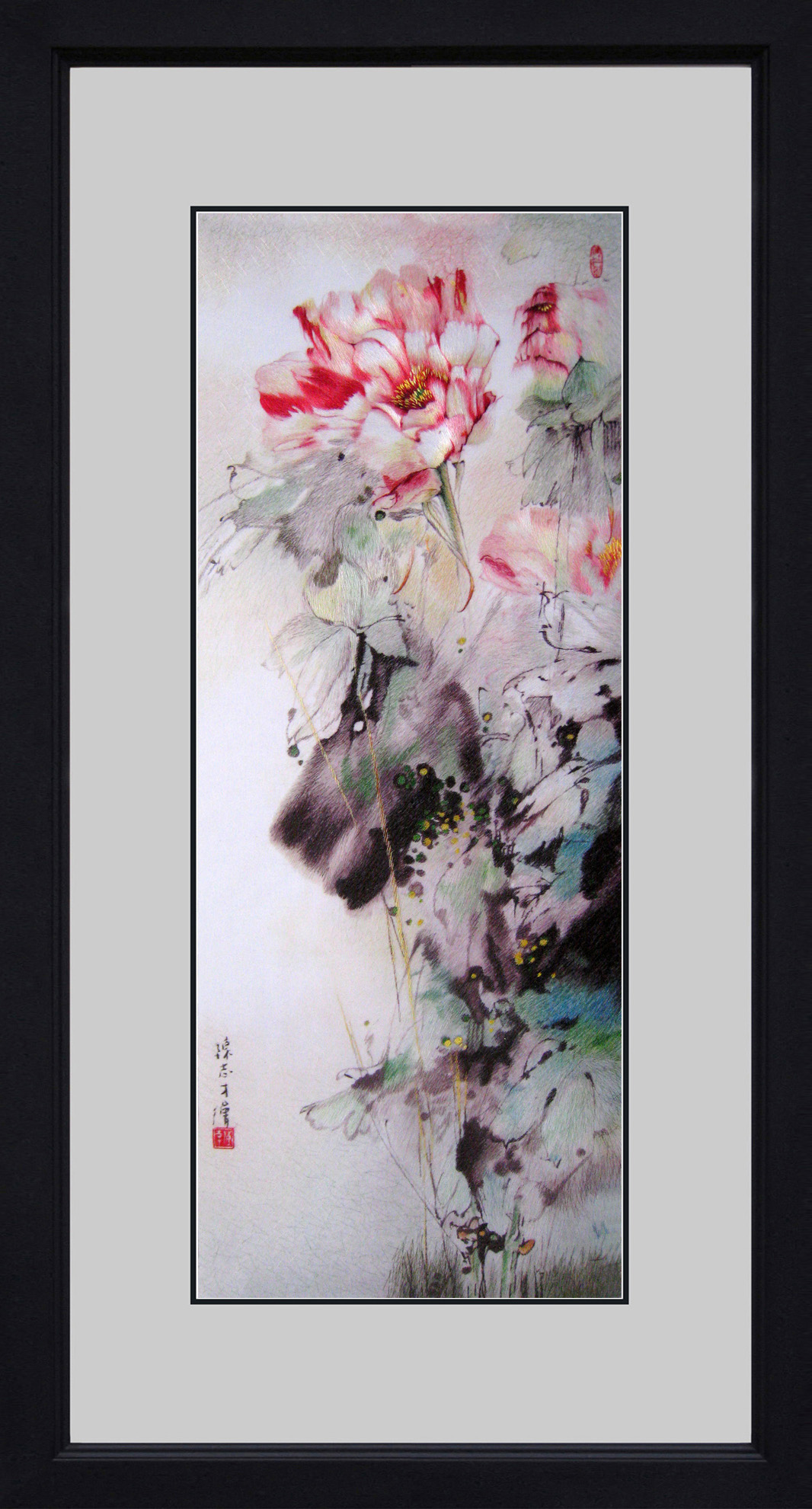 76102 Ink Lotus Abstract - Image 2