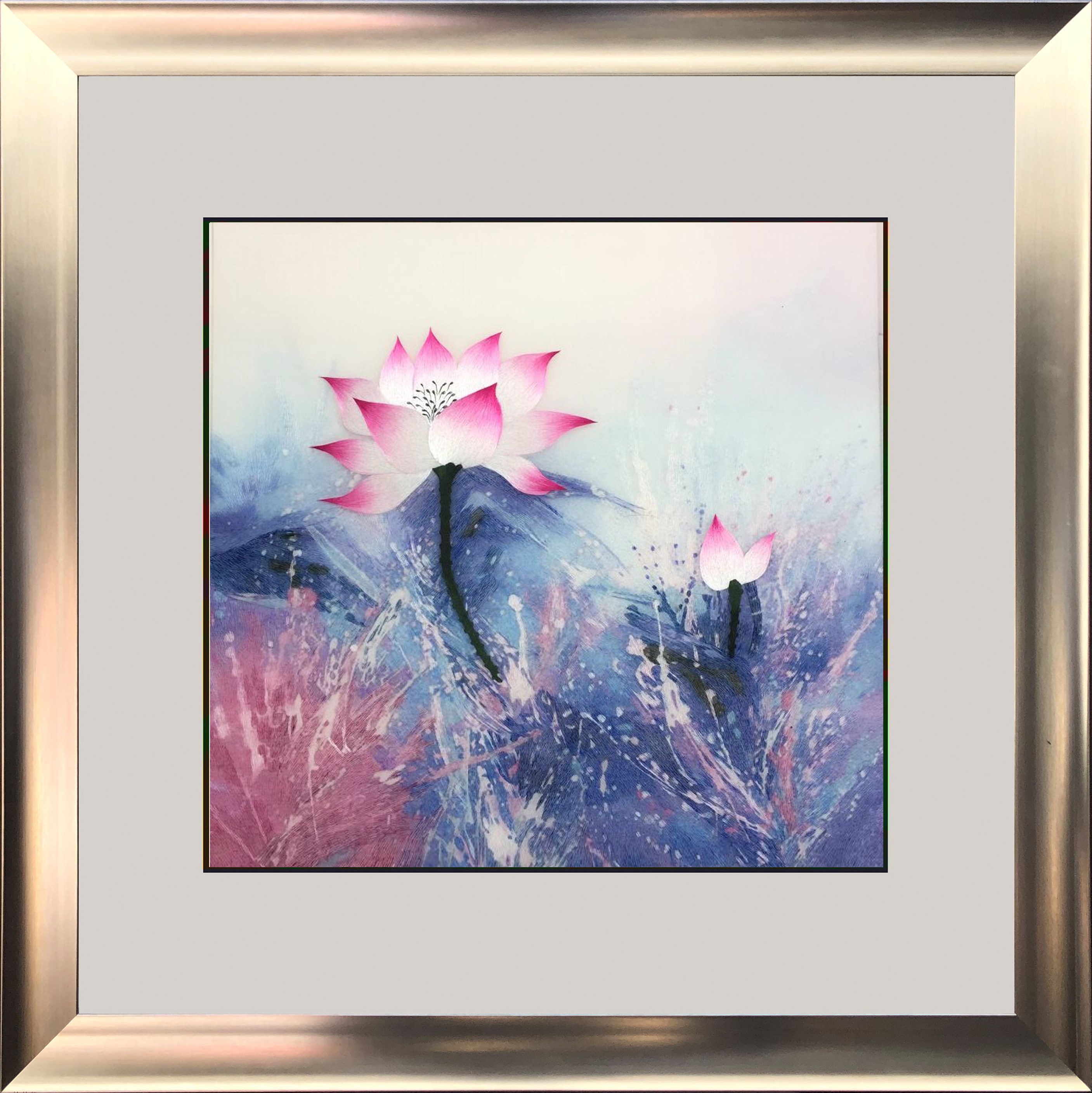 76420 Pink Lotus Abstract Group 1 - Image 3