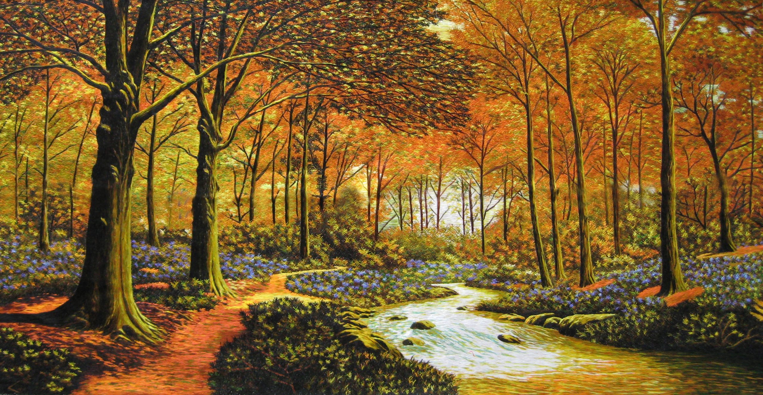 77076 Autumn Forest Stream