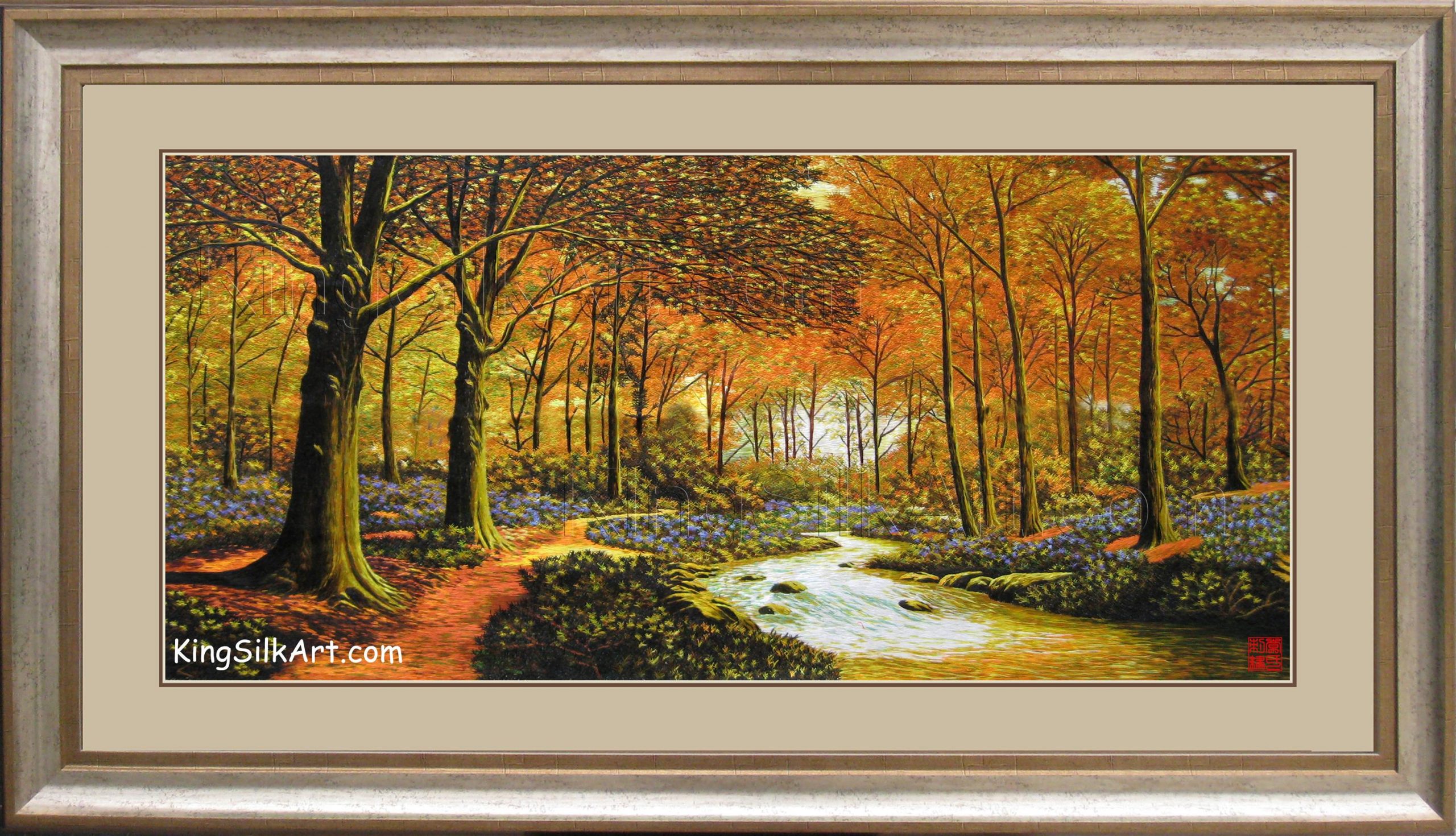 77076 Autumn Forest Stream - Image 2