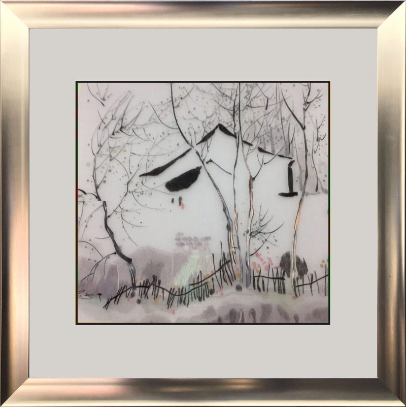 77231 50x50cm silver frame