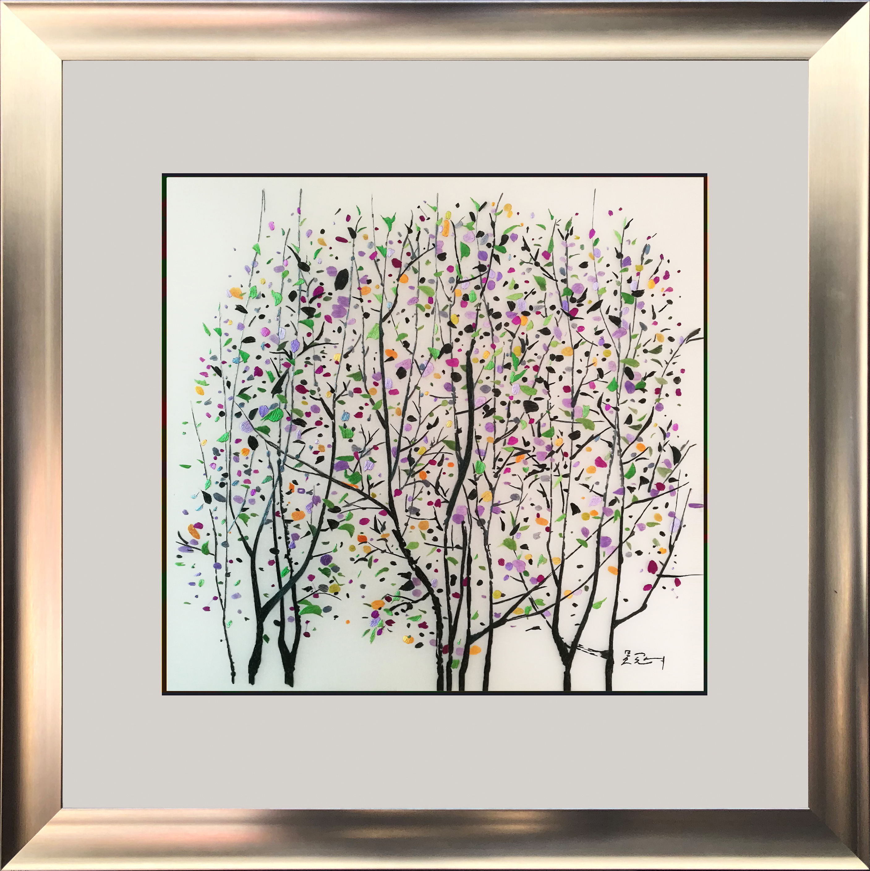 77246 The Trees Purple Abstract - Image 3