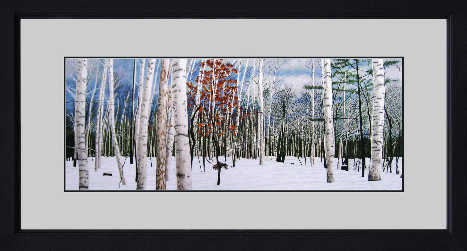 77112 Birch Tree Forest in Winter - Image 3